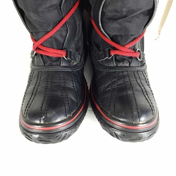 Pajar Women's US 6-6,5 Black Waterproof Lace Up Grip Insulated Tall Snow Boots - Picture 5 of 13